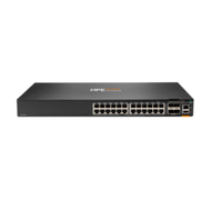 Commutateur Gigabit Aruba JL668A CX 6300F 24 ports avec 4 ports SFP empilables, gestion SNMP et QoS, prise en charge VLAN, 880 Gbit/s