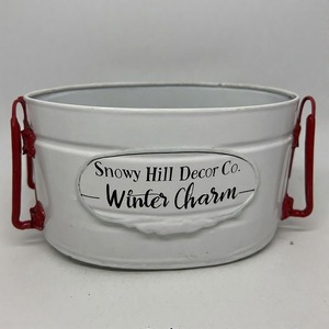 Maceta de pino dorado con encanto rústico clásico perfecto para verduras de Navidad y esquinas de jardín en estaciones de clima frío - Product Image 4