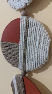 Elegant Handmade Wall Hanging, Traditional Art with Modern Twist, Wooden <b>Panel</b>, Perfect <b>Decorative</b> Accent for Global Home - Product Image 3