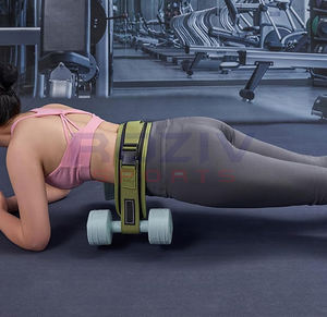 Ceinture de poussée de hanche en néoprène antidérapante avec rembourrage résistant et poids réglables pour haltères, idéale pour la gym, les sports d'été et les activités de plein air. - Product Image 4