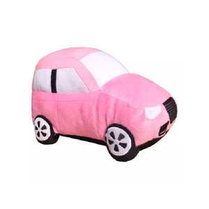 Jouet en peluche voiture rose doux au toucher non toxique anti-allergique tissu polyester jouet en peluche doux pour petits bébés cadeau d'anniversaire parfait - Product Image 2