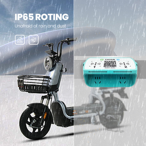 Estación de Carga para Bicicletas Eléctricas y Scooters de 2 Vías, 200-220V CA, Montada en Pared, Compatible con Energía Solar, Control por Aplicación, Carga Rápida de 4400W, Tipo 1/Tipo 2/GBT - Product Image 1