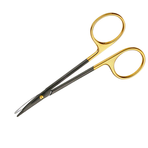 Tijeras para estrabismo, puntas romas rectas de acero inoxidable, instrumentos oculares oftálmicos de titanio, tijeras quirúrgicas - Product Image 4