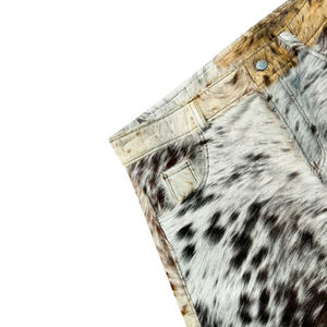 Pantalones cortos de piel de vaca para hombre con diseño personalizado al mejor precio al por mayor - Product Image 5
