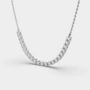 Conjunto de Joyería de Compromiso y Aniversario en Oro Amarillo con Moissanita Subtle Poise - Product Image 1