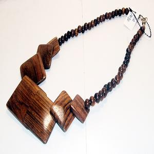 Vente chaude dernier collier en bois d'acacia pour les femmes nouveau Design chaîne de brin pour la fête de fiançailles de mariage bijoux chrétiens - Product Image 3