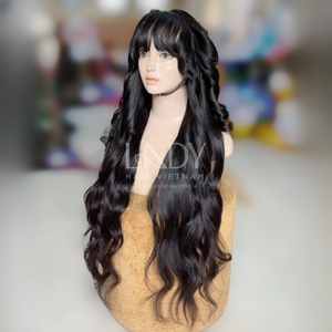 วิกผมแท้ลูกไม้สำหรับผู้หญิงผมแท้จากเวียดนาม100% ธรรมชาติ - Product Image 3