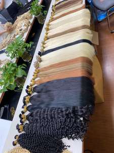 Viet Nam Cheveux Humains 100% Vierges Remy Lâche Bouclés Bande-dans L'extension de Cheveux de luxe double dessiné de haute qualité - Product Image 6