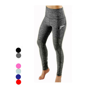 เลกกิ้งออกกำลังกายเล่นโยคะของผู้หญิงแห้งเร็วเอวยางยืดถักแบบเซ็กซี่ระบายอากาศได้สไตล์ใหม่2025 - Product Image 1