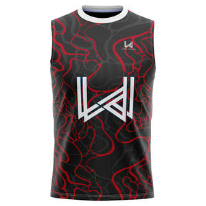 Maillot d'entraînement de football américain 7 contre 7 avec logo personnalisé, 100 % polyester, séchage rapide, grande taille, impression par transfert thermique, devant et dos, maillots 7v7 - Product Image 2