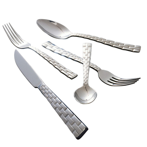 Juegos de Cubiertos de cocina de lujo de alta calidad de acero inoxidable cuchara tenedor cuchillo juego de cubiertos para Hotel - Product Image 6