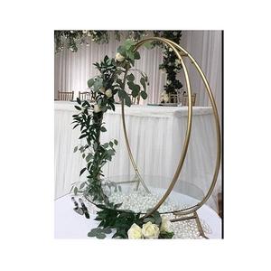 Pièce maîtresse de mariage en métal de couleur or taille et forme personnalisées pièce maîtresse de mariage pour l'événement et la fête - Product Image 5