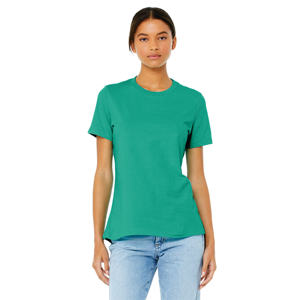 Camiseta de manga corta para mujer Camiseta de gran tamaño para mujer Camiseta transpirable de algodón y poliéster para mujer - Product Image 1