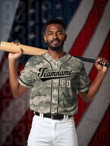 Maillot de baseball en gros en tissu maille polyester avec fermeture boutonnée intégrale, idéal pour l'entraînement ou les compétitions - Product Image 3