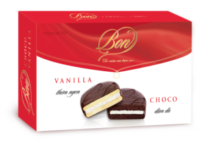 Biscuits ronds enrobés de chocolat et guimauve OEM du Vietnam, en vrac, 448g, durée de conservation de 12 mois, emballage en boîte et sac - Product Image 5