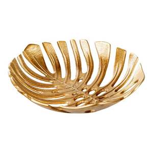 Look unique de plateau de service en forme de feuille décoration plateau d'ustensiles de cuisine en métal sans danger pour les aliments pour la maison hôtel et restaurant prix de gros - Product Image 2