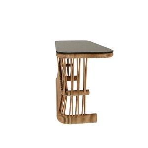 TABLE BASSE AVEC HPL/TECK BOIS (LCO/057/009) - Product Image 2