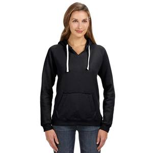 Sweat à capuche classique personnalisé pour femme, effet délavé, 100% coton molletonné, coupe-vent et respirant - Product Image 5