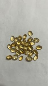 หินซิทรินธรรมชาติเกรด AAA แกะสลักหินรูปไข่สำหรับทำเครื่องประดับปรับขนาดได้ - Product Image 4