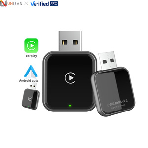 Adaptateur sans fil portable UNIEAN <span class=keywords><strong>CarPlay</strong></span> & Android Auto avec USB Type-C, garantie de 12 mois pour <span class=keywords><strong>iPhone</strong></span> et voitures universelles - Product Image 1