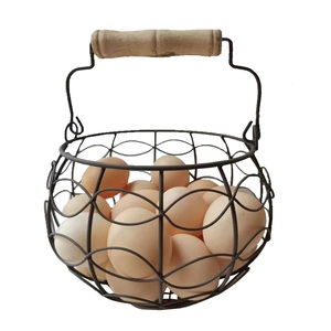 Thân thiện với môi Vòng Kim Loại giỏ trứng với xử lý cho tươi trang trại trứng Bộ sưu tập - Product Image 2