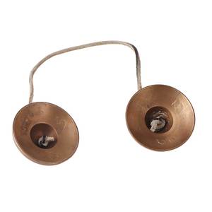 Top Quality Traditional <b>Brass</b> Antique Manjeera Handmade Musical <b>Instrument</b> Use in Kirtan Home Temple Decor - Product Image 4