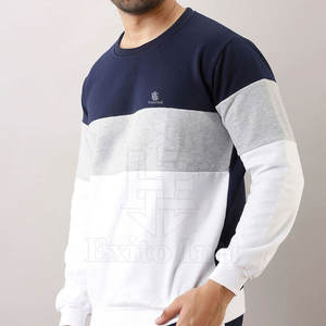 Sweat-shirts avec logo personnalisé de haute qualité pour hommes, teints en usine, pour l'hiver, en vente - Product Image 3
