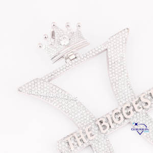 แฟชั่นฮิปปรับแต่งชื่อ VVS จี้เพชรสำหรับปลูกในห้องแล็บเงินแท้925สำหรับแฟชั่นแนวสตรีท - Product Image 3