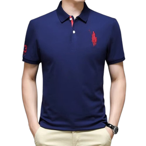 Mode décontracté été nouveau Design hommes Polo t-shirt hommes col roulé Polo à manches courtes Polo chemise nouveaux vêtements Golf PoloTshirt - Product Image 6