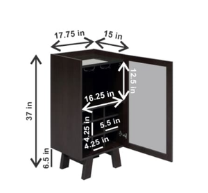Estante de vino de metal de gran tamaño de latón AK en estante hecho a mano con acabado marrón para muebles de Bar/muebles de Hotel - Product Image 6