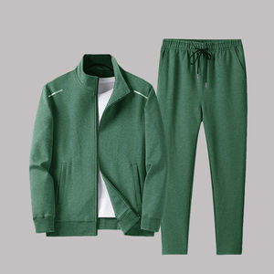 2025 personnalisé hommes de haute qualité poids lourd survêtement décontracté ensemble respirant à capuche pantalon de survêtement avant solide nouveau Style pour l'hiver - Product Image 3