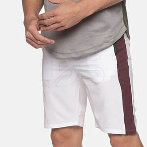 Vente directe d'usine Shorts de sport décontractés pour hommes grande taille Mi-longueur Écologique Service OEM 100% coton Uni Séchage rapide Respirant - Product Image 4