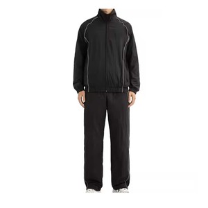 2025 premium qualité hommes nylon coupe-vent costume Offre Spéciale jogging porter blanc personnalisé rayures tendance survêtement - Product Image 1