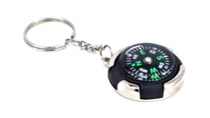 Llavero de brújula de Metal de suministro de fábrica, adorno de llavero de aleación de Zinc de forma redonda de exportador indio - Product Image 3