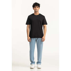 Regular Fit 100% Cotton Eco-Friendly O-Neck Short <b>Sleeve</b> <b>T</b> <b>Shirt</b> Vintage Style <b>Long</b> Length Breathable Jersey MN-TS-WS25-028 OEM - Product Image 6