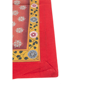 Tapiz Mandala de Tela de Algodón Azul con Arte Pichwai, Decoración de Pared de Estilo Bohemio Navideño, Tela con Patrón Boho Hecha a Mano para el Hogar - Product Image 4