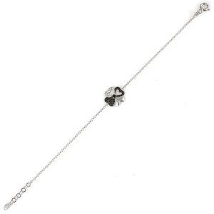 สร้อยข้อมือเงินแท้ 925 รูปหัวใจโคลเวอร์แฟชั่น - Product Image 4
