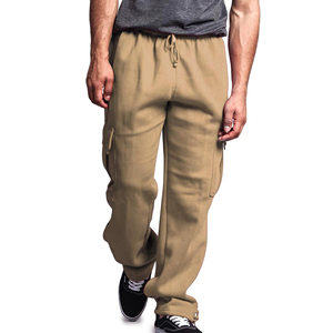 Pantalons cargo de rue pantalons pour hommes pantalons de survêtement décontractés de mode d'été grande taille pantalons baggy multi-poches de course amples pour hommes - Product Image 4