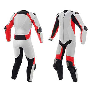 Traje de Motociclismo de Carreras de Poliéster/Nailon Transpirable Avanzado para Competición en Pista de Verano/Invierno y Seguridad en Carretera - Product Image 2