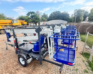 Plataforma Elevadora Hidráulica Autopropulsada Modelo T350, Plataforma de Trabajo de Gran Altura, Altura Máxima de 12 m, Alcance de 11.05 m, Mesa de Trabajo 310 - Product Image 5