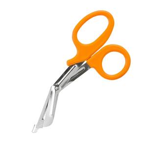 Ciseaux à pansement de haute qualité poignée en plastique orange ciseaux d'allaitement ciseaux utilitaires EMT - Product Image 2