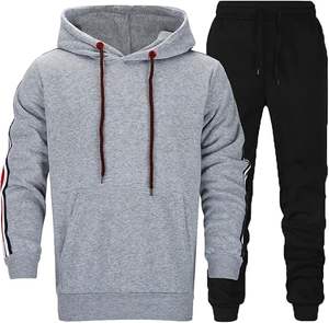 Trajes de chándal para hombre con logotipo personalizado de fábrica de Pakistán, conjuntos de Jogger de marca privada, chándales de lana de tecnología Premium de algodón de punto - Product Image 2