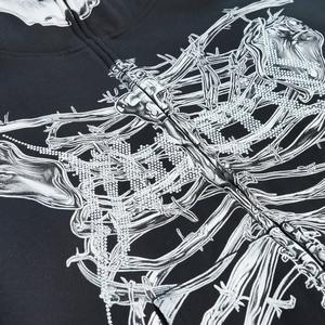 Sweat-shirt à logo personnalisé |   Sweat-shirt streetwear surdimensionné en gros |   Fabricant de pulls unisexes tendance OEM - Product Image 5