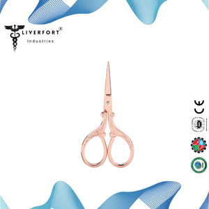 Ciseaux de broderie en acier inoxydable de haute qualité Offre Spéciale Vintage Sharp pour la conception de grue de cigogne d'artisanat de bricolage avec des ciseaux de poche - Product Image 4