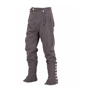 Pantalón Clásico Estilo Napoleónico, Inspirado en el Período de la Guerra, de Lona Recta, Ligero, Ecológico, con Costuras Impecables y Cintura Estructurada - Product Image 1