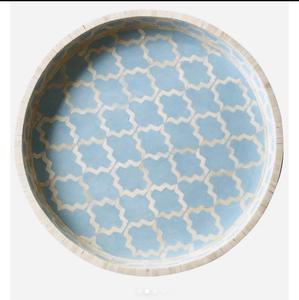 Plateau de service antique moderne en incrustation d'os fait main plateau de cuisine décoratif plateau de service de couleur personnalisée pour la maison hôtel service de nourriture - Product Image 1