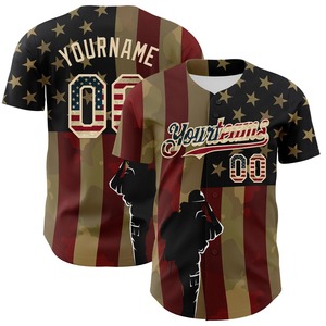 Vêtements de sport de baseball vierges en gros Uniformes de baseball de taille américaine Maillot de baseball personnalisé avec logo imprimé par sublimation pour hommes - Product Image 1