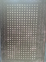 Meilleur ensemble de tapis modernes sophistiqués en polyester à motifs floraux persans/turcs, fabriqués à la machine, antidérapants, à poils longs, avec support en jute, pour salon