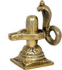 Laiton pur Divine Medium Narmadeshwar Shivling Meilleure vente Logo personnalisé Décor de table fini doré en gros - Product Image 6