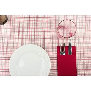 Tovaglia Pieghevole Bordeaux 100x100cm con Stampa Urbana 1/8, Carta Professionale, Confezionata con Codice EAN, B2B - Product Image 2